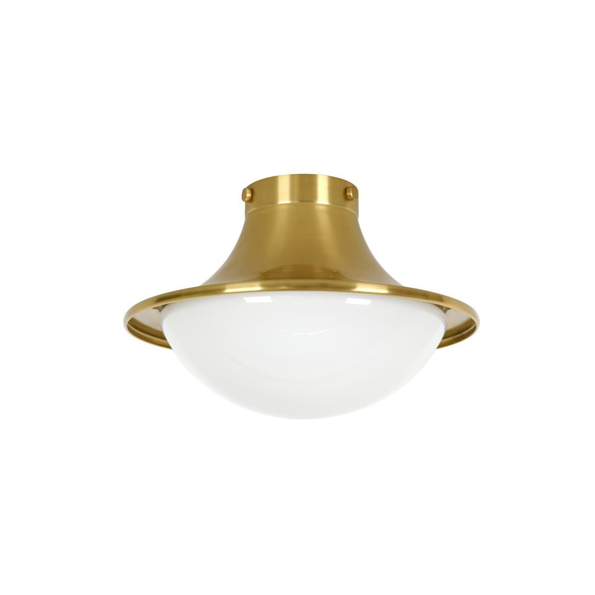 Maine 1 Light Batten Fix in Brass