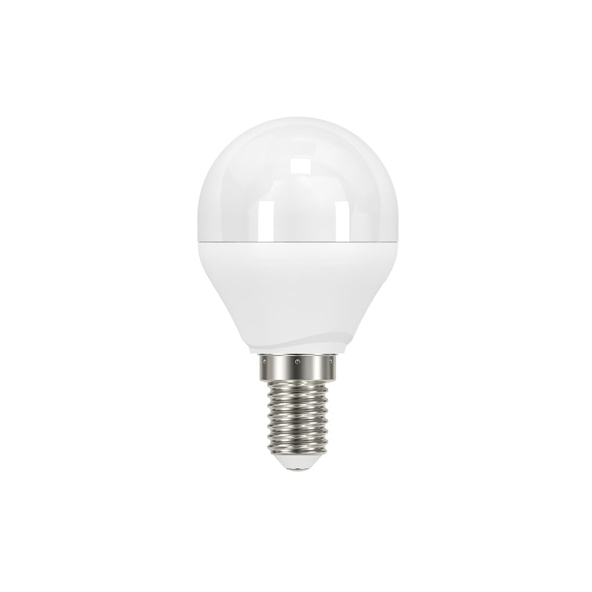 GE 5.6W Lustre LED Frosted SES Dimmable Fancy Round Globe in Warm White-img-1