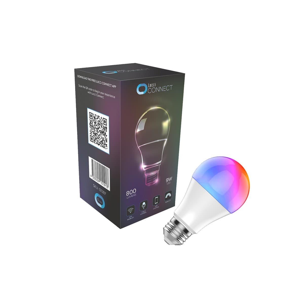 Lucci Connect 9W ES LED Warm White and Multi Coloured Dimmable Smart Globe-img-2