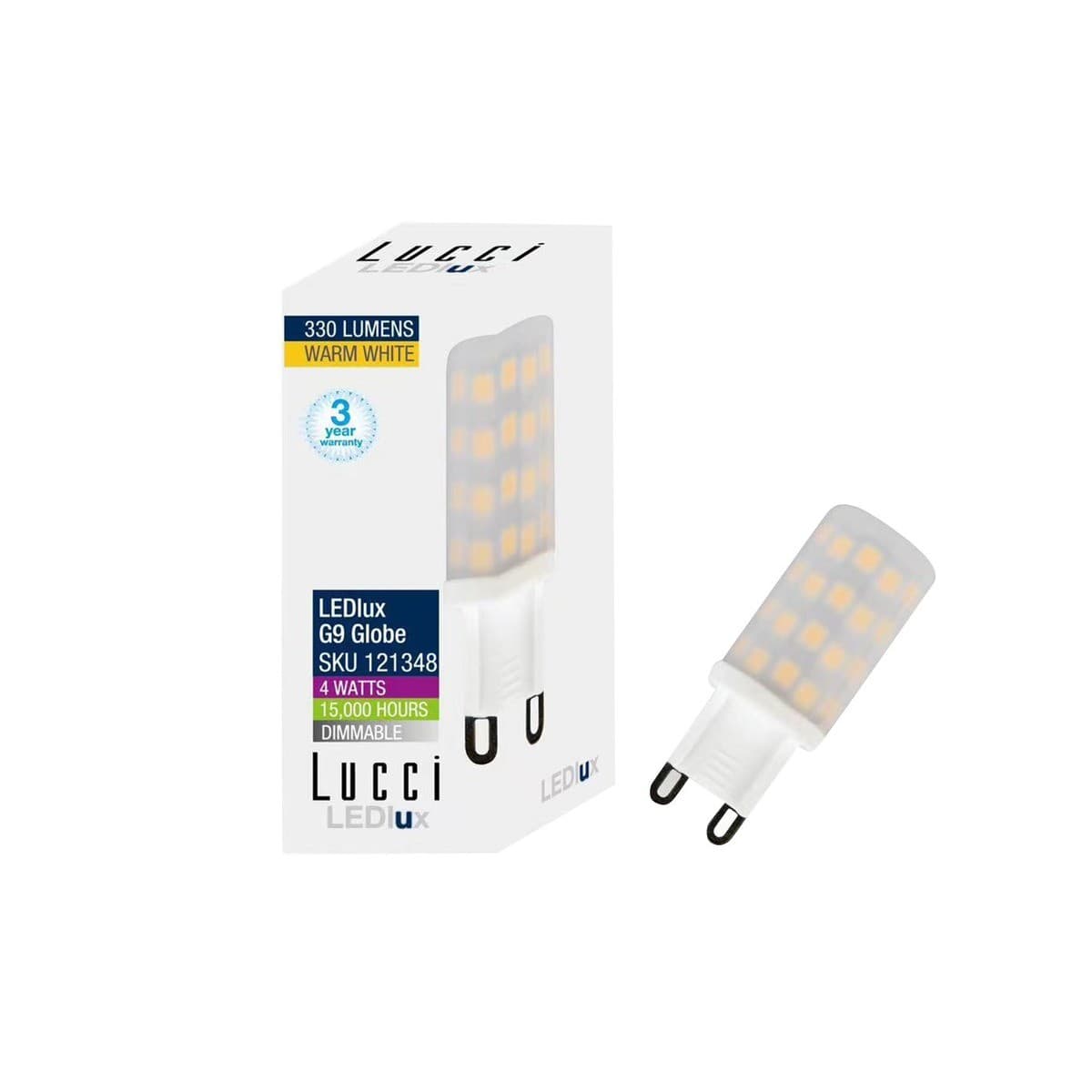 Lucci 4W LED G9 Dimmable Globe in Warm White-img-2