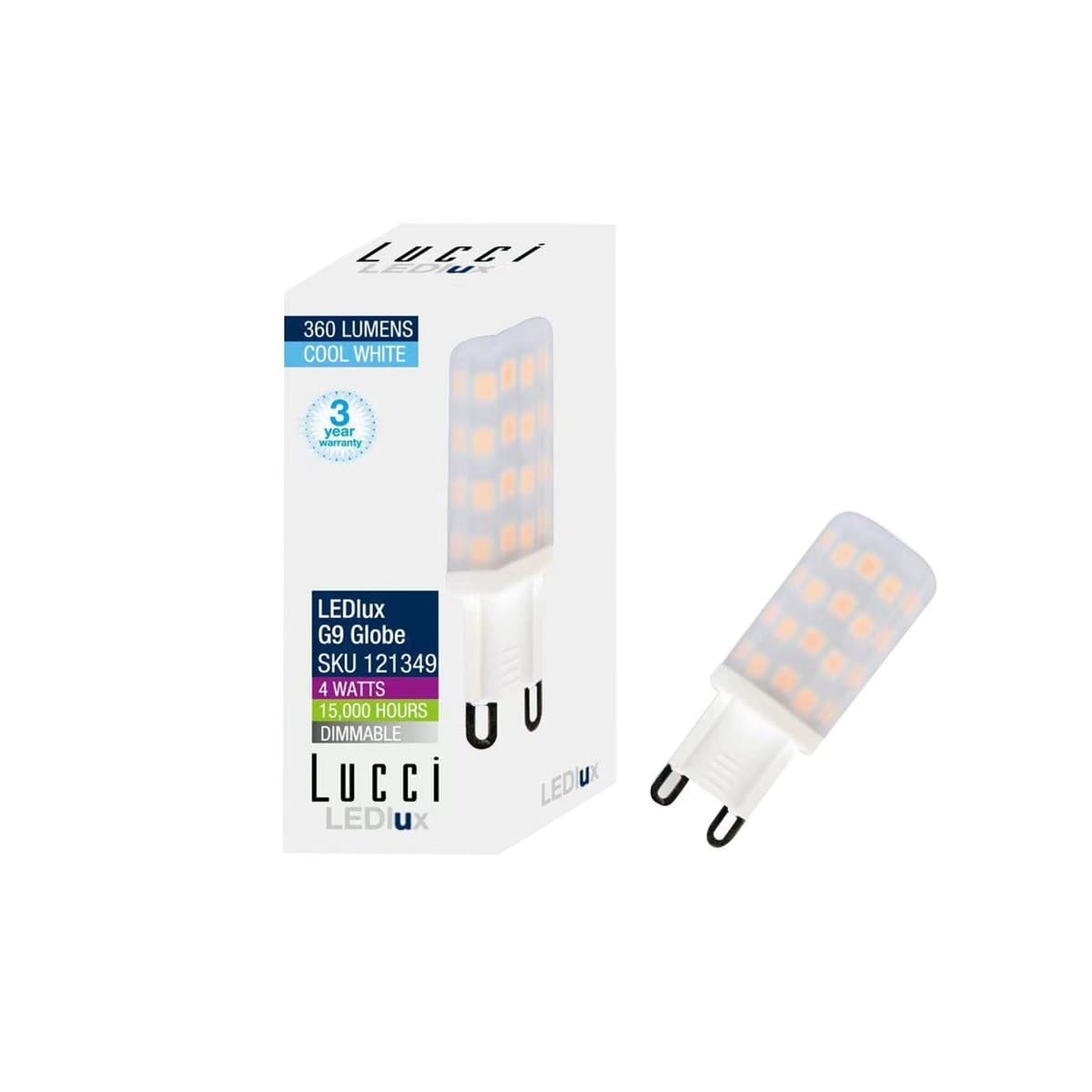 Lucci 4W LED G9 Globe in Cool White-img-2