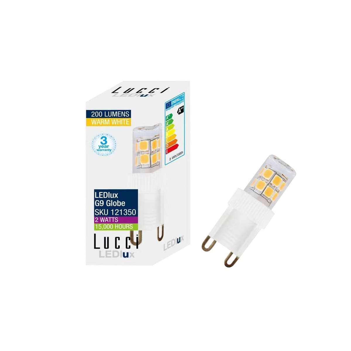 Lucci 2W LED G9 Globe in Warm White-img-2