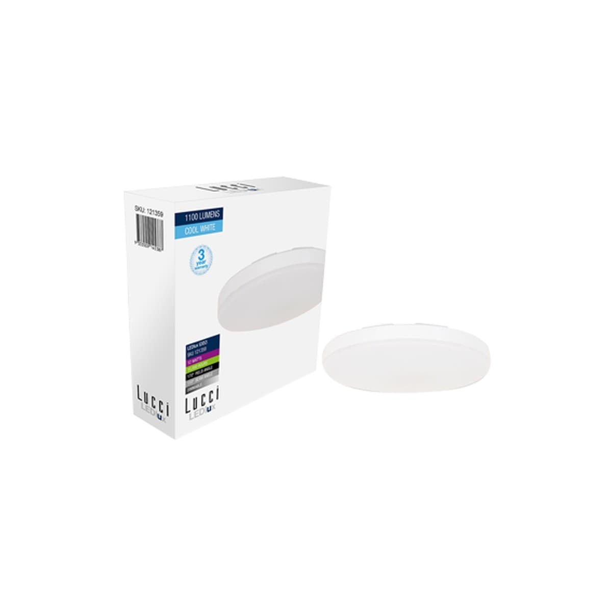 Lucci 12W 152mm GX53 LED 3 Step Dimmable Globe in Cool White-img-3