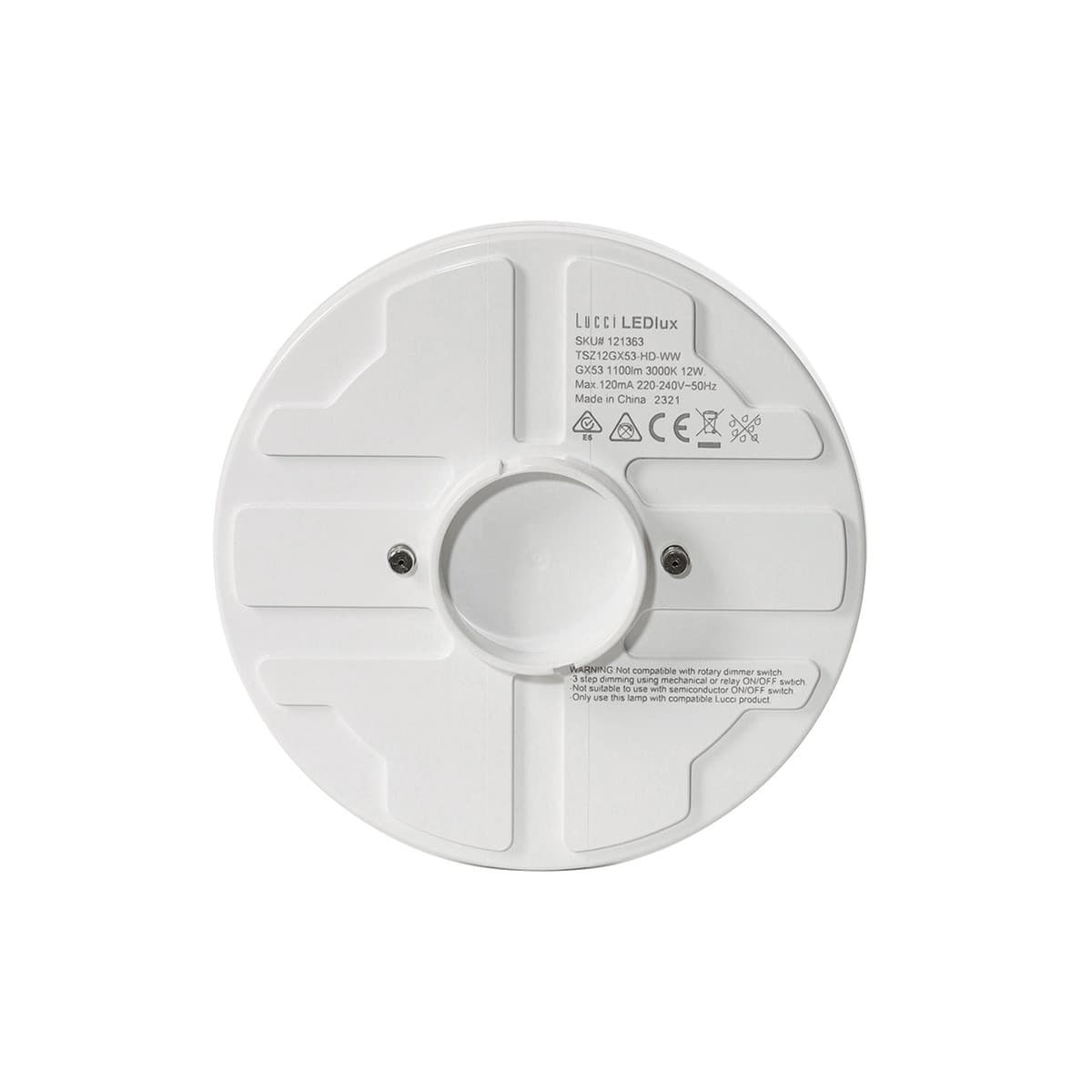 Lucci 12W 128mm GX53 LED 3 Step Dimmable globe in Warm White-img-2