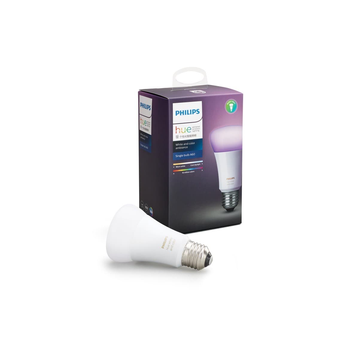 Philips Hue 10W ES RGB + White Dimmable Globe-img-1
