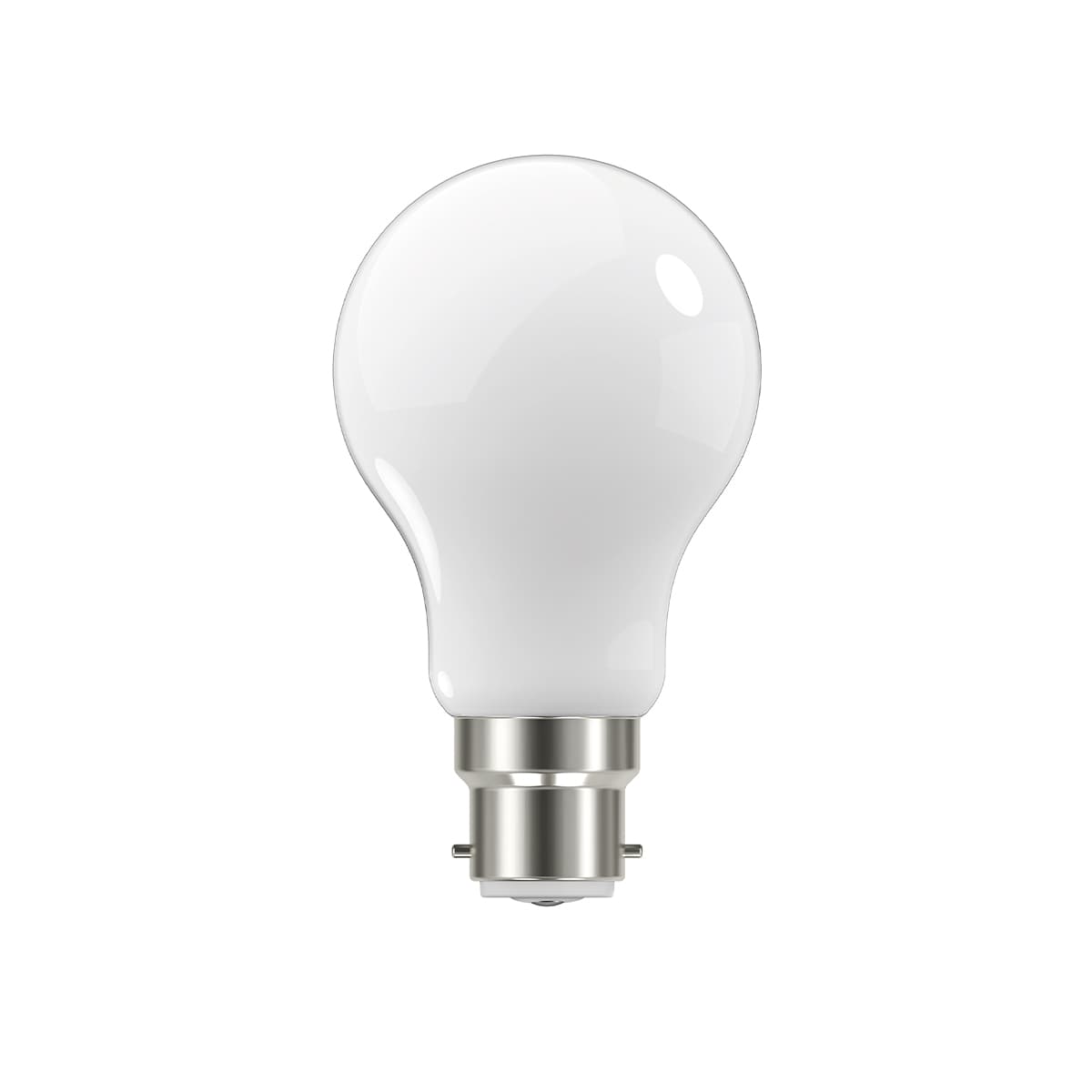 GE 4.3W Glass Opal BC LED GLS Globe in Warm White-img-1