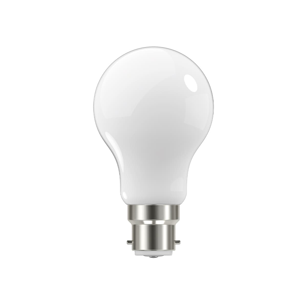 GE 10.5W Glass Opal BC LED GLS Globe in Cool White