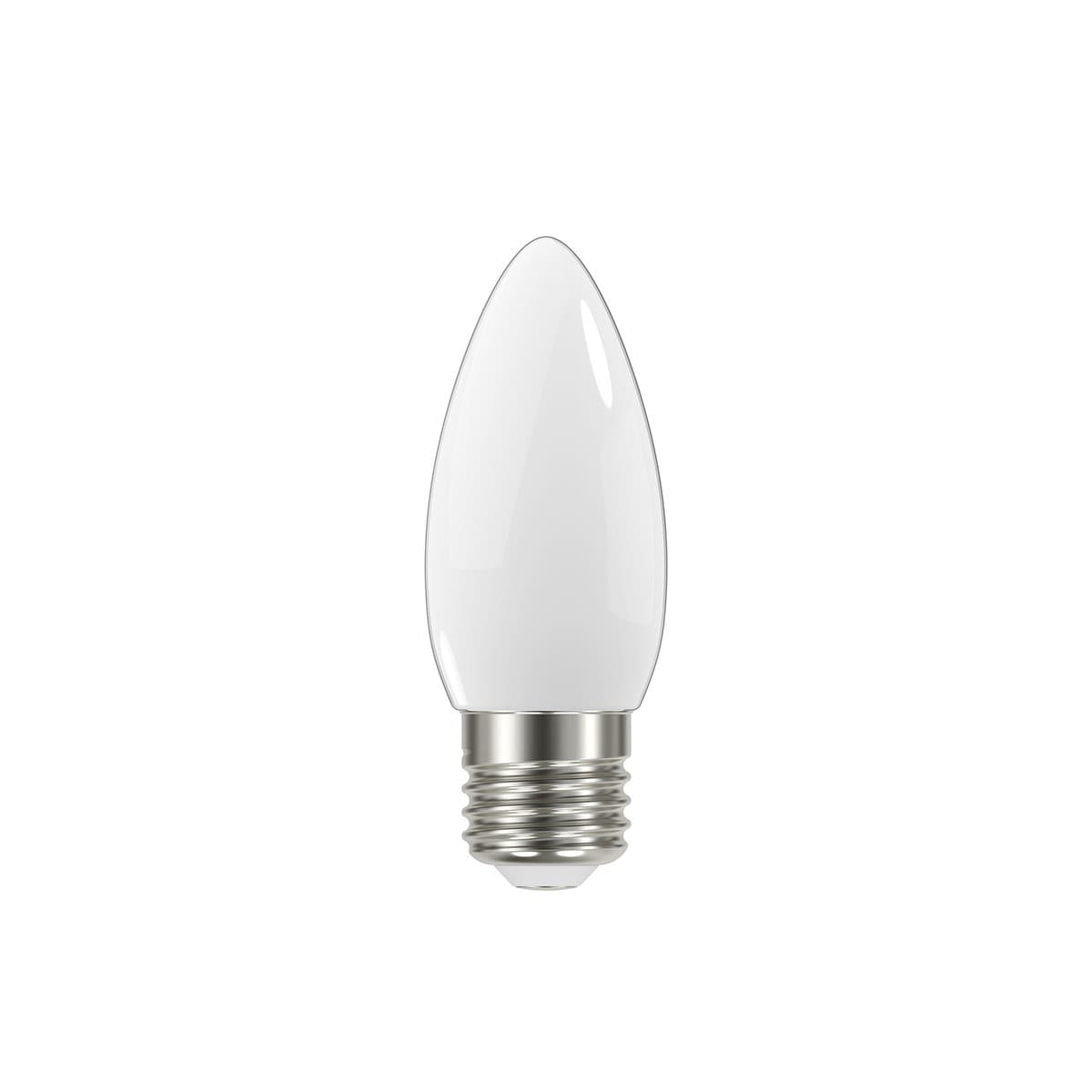GE 5.5W Dimmable Opal LED Candle ES Globe in Warm White-img-1