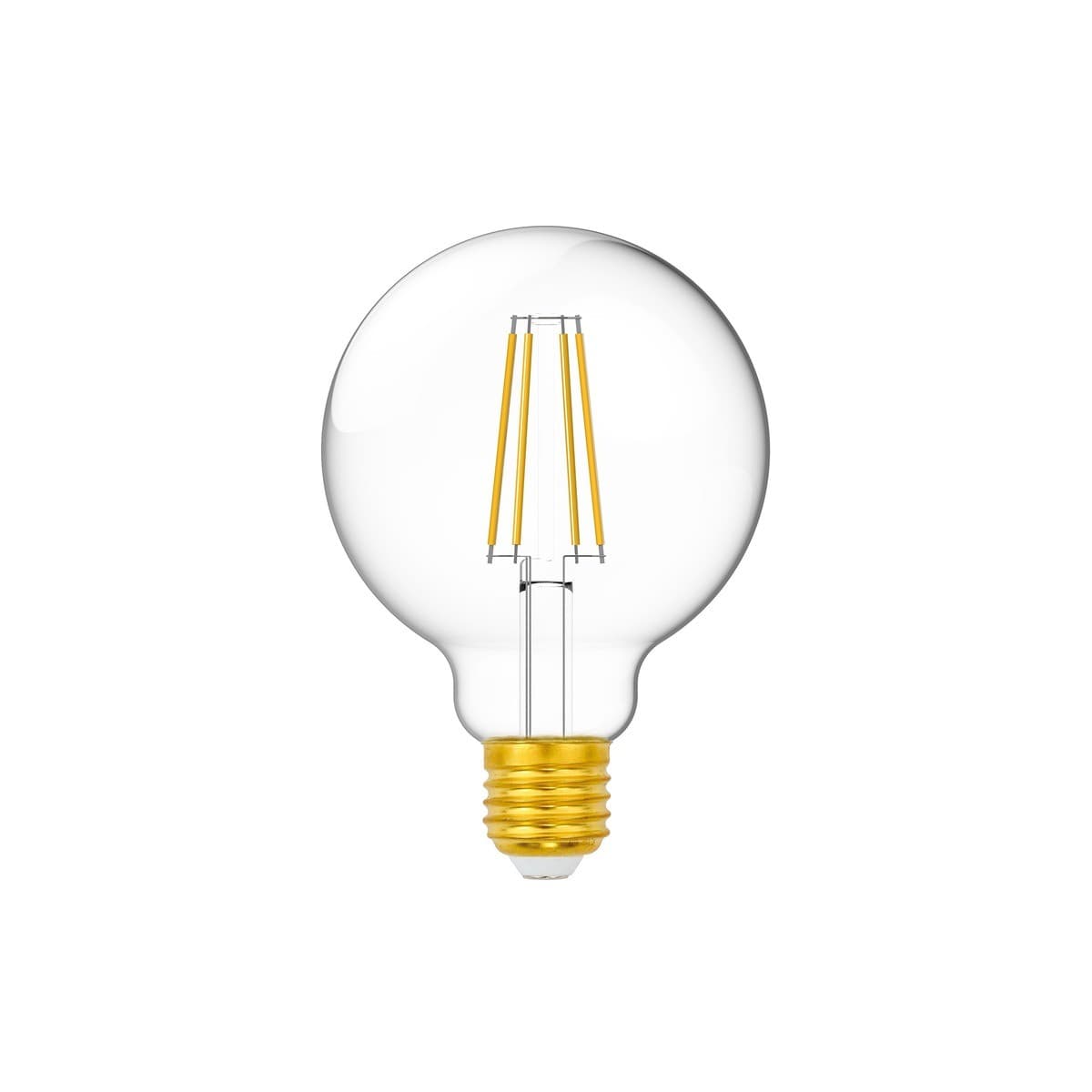 GE 7W Clear LED G95 ES Globe in Warm White-img-1