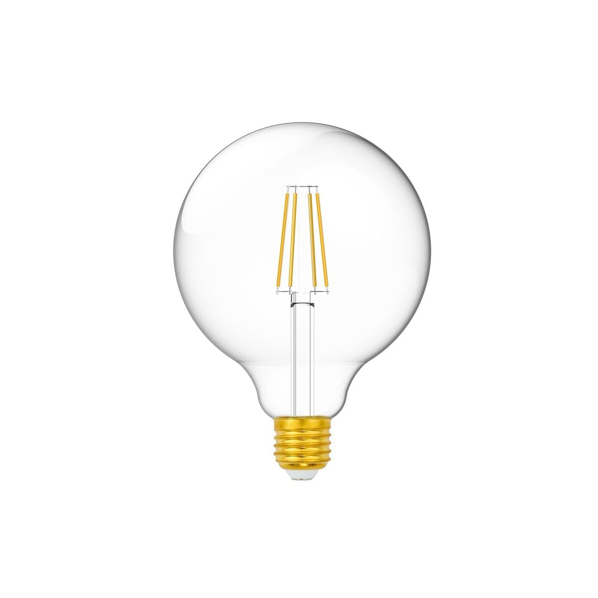 GE 7.5W Heritage Dimmable LED G125 ES Globe in Warm White-img-1