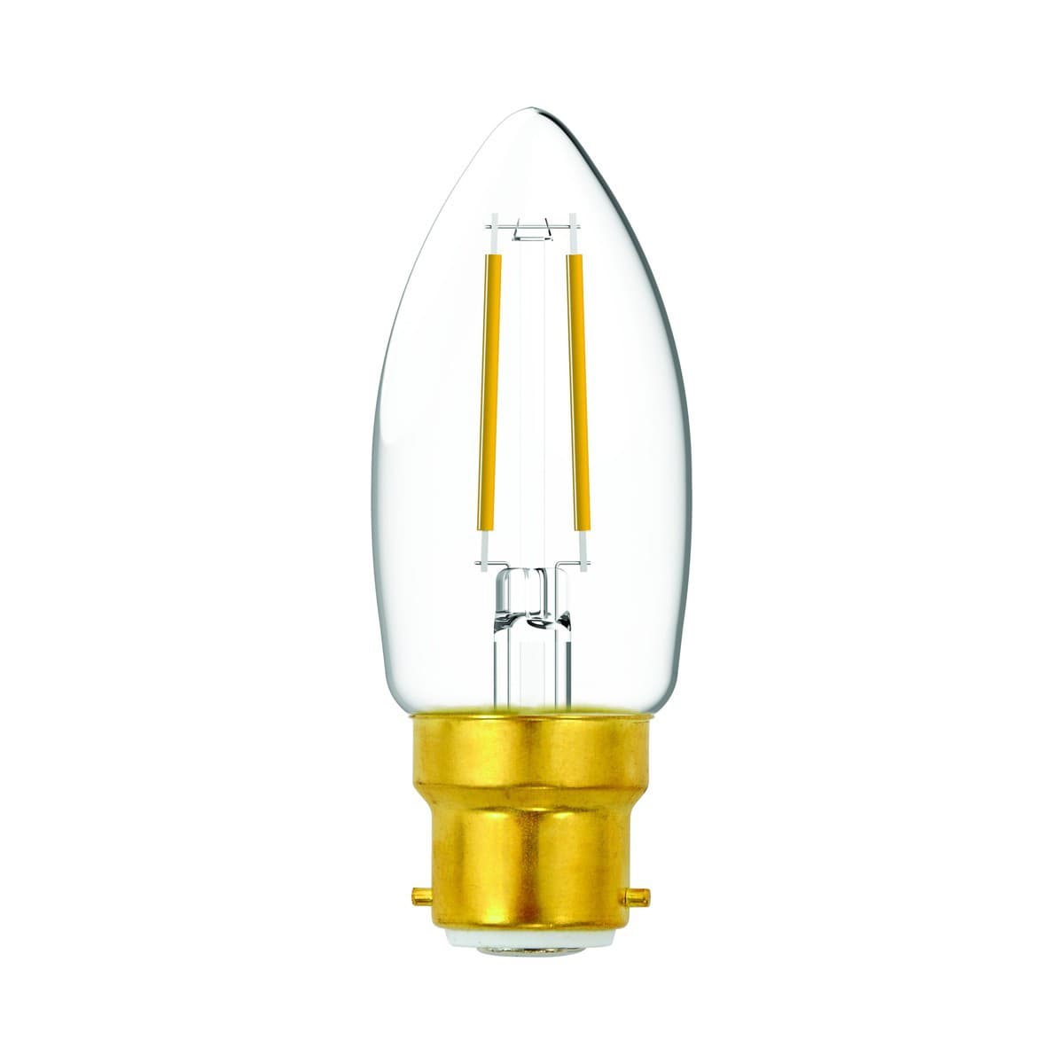 GE 2.5W Heritage LED Candle BC Globe in Warm White-img-1