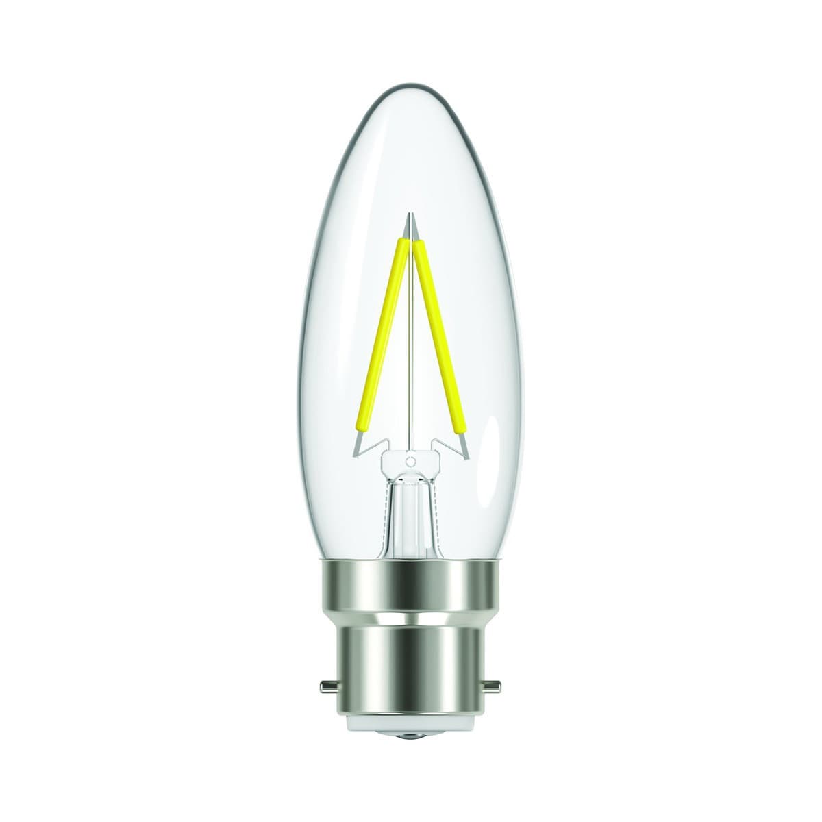 GE 2.7W Heritage LED Candle BC Globe in Cool White-img-1