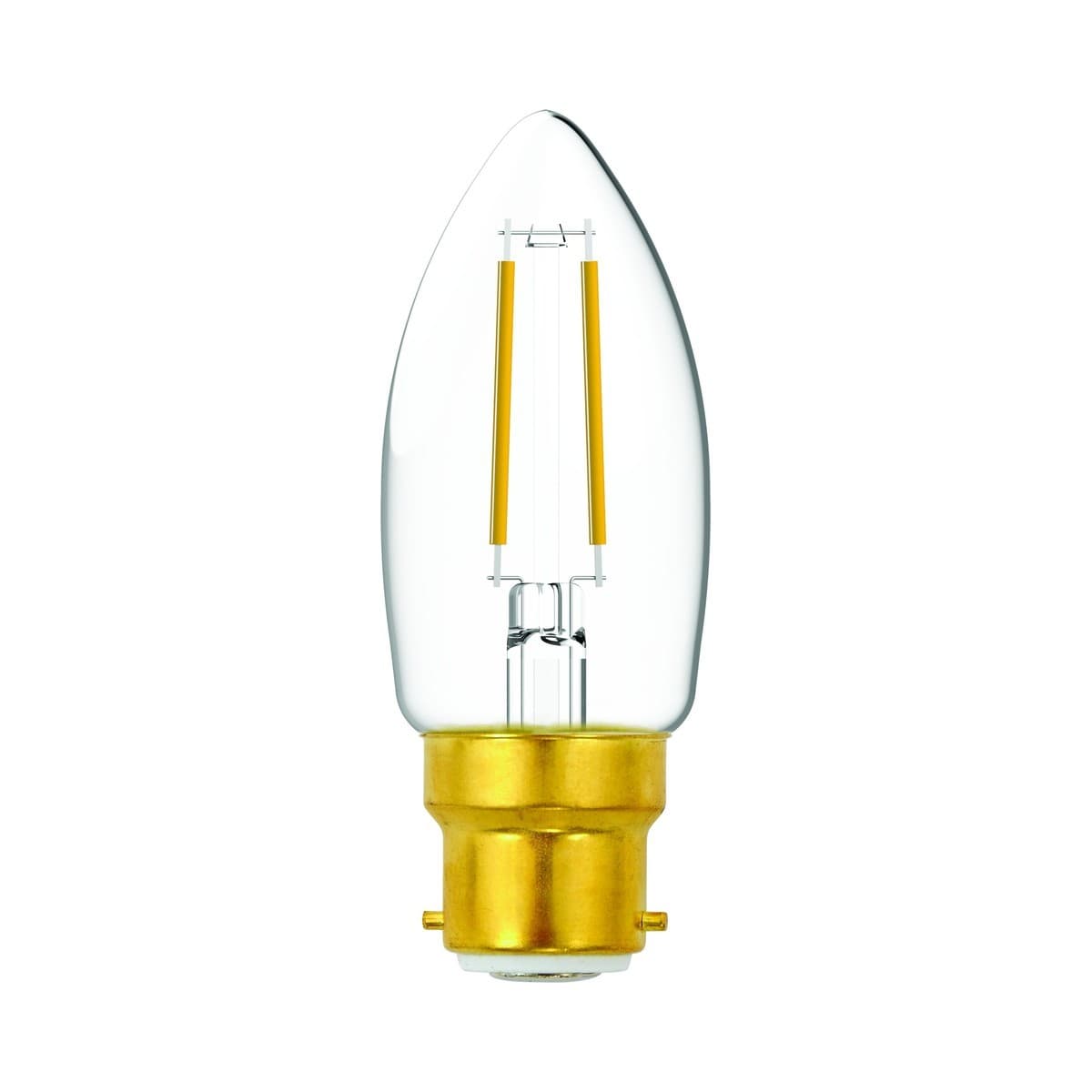 GE 4W Heritage LED Candle BC Globe in Warm White-img-1
