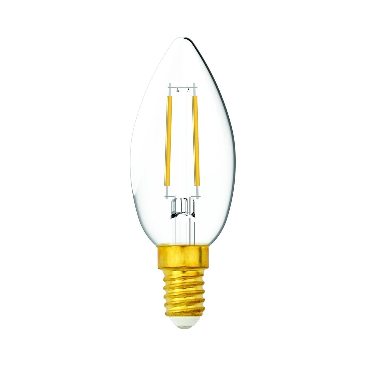 GE 4W Heritage LED Candle SES Globe in Warm White-img-1