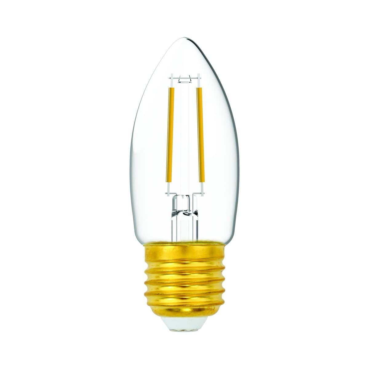 GE 4W Heritage LED Candle ES Globe in Warm White-img-1