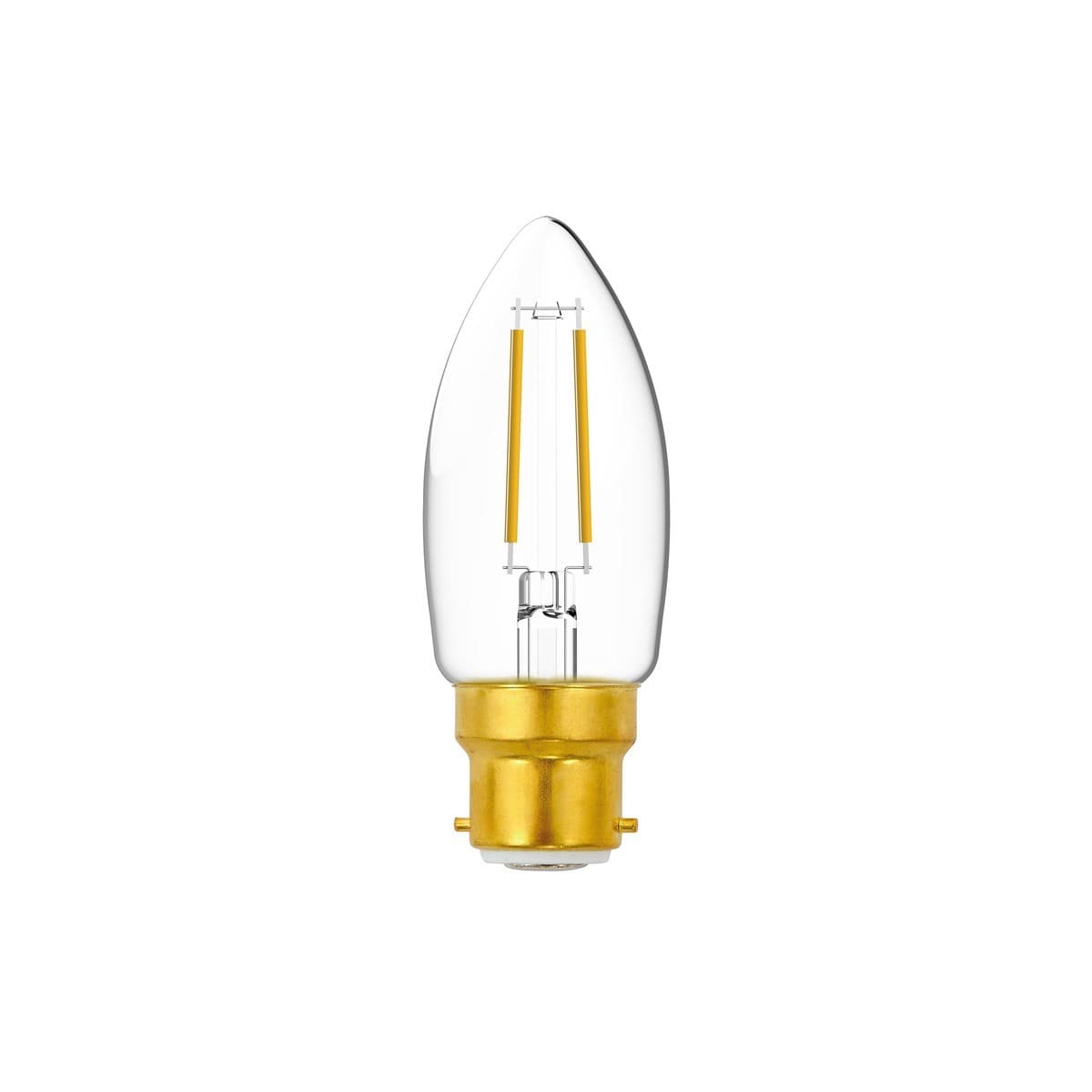 GE 4.8W Heritage Dimmable LED Candle BC Globe in Warm White-img-1