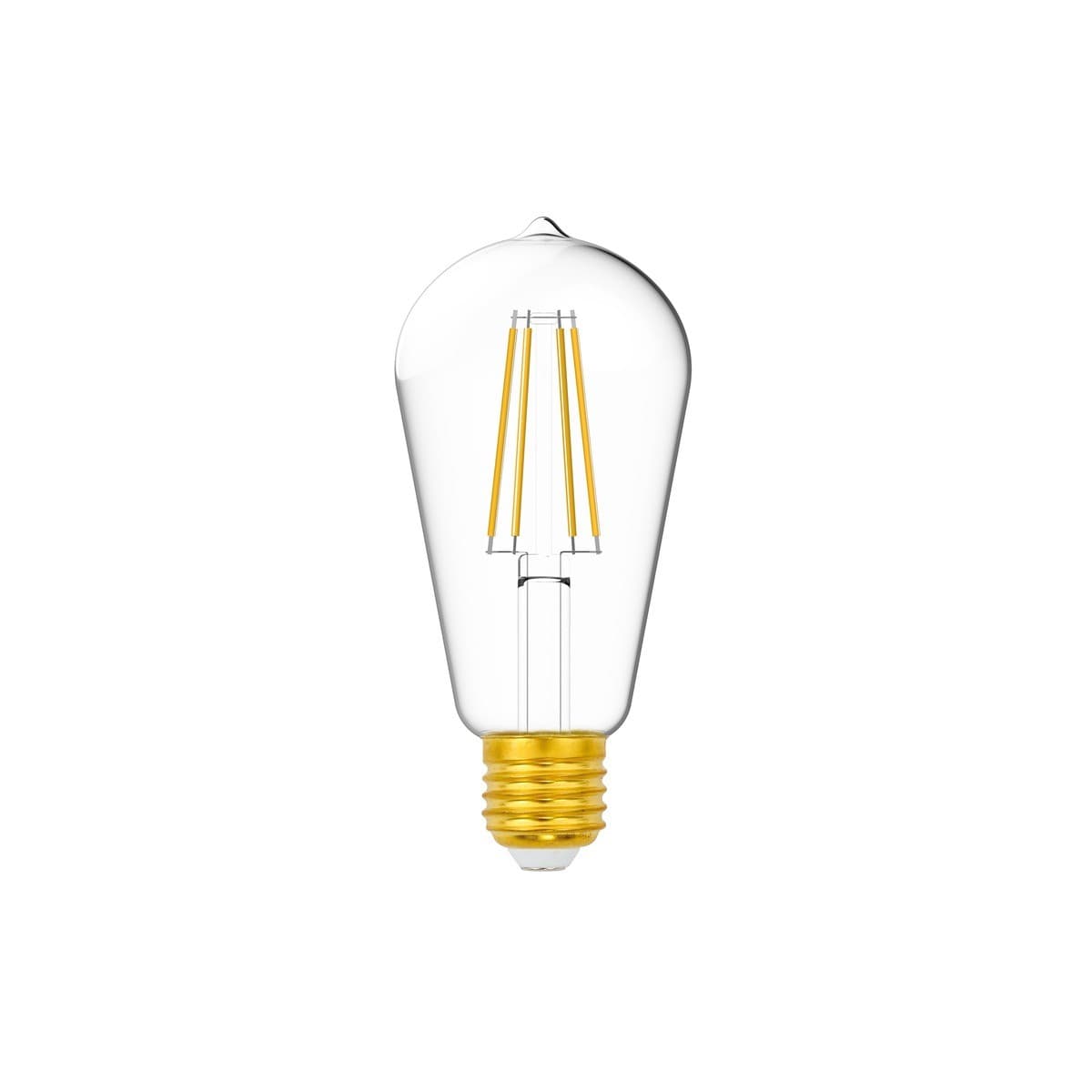 GE 7.5W Heritage Dimmable LED Pilot ES Globe in Warm White