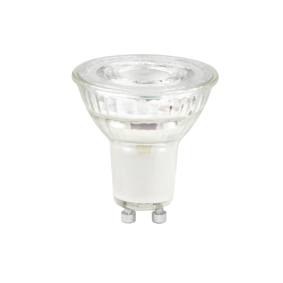 GE 6.8W Dimmable GU10 Globe in Warm White with 20-Degree Beam Angle-img-1
