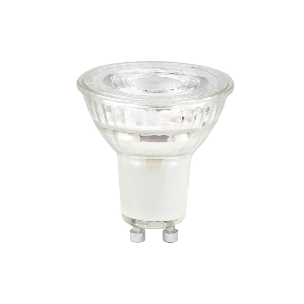 GE 6.8W Dimmable GU10 Globe in Warm White with 60-Degree Beam Angle-img-1