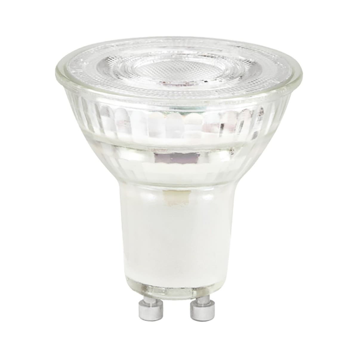GE 6.8W Dimmable GU10 Globe in Cool White with 60-Degree Beam Angle-img-1