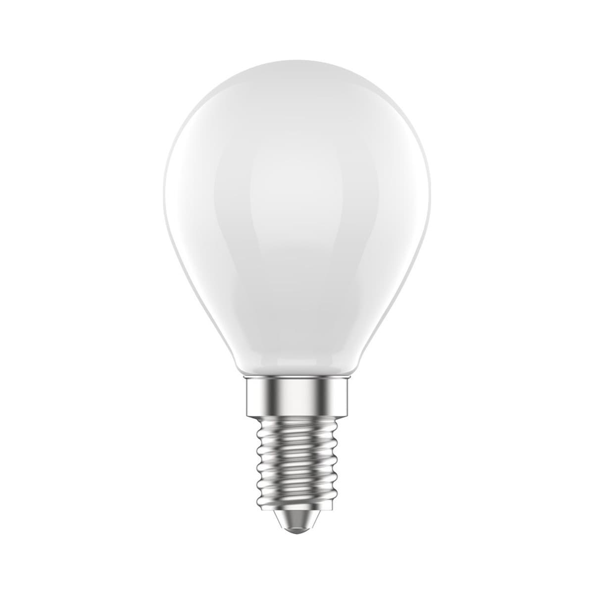GE 4.2W LED Opal SES Fancy Round Cool White Globe-img-1