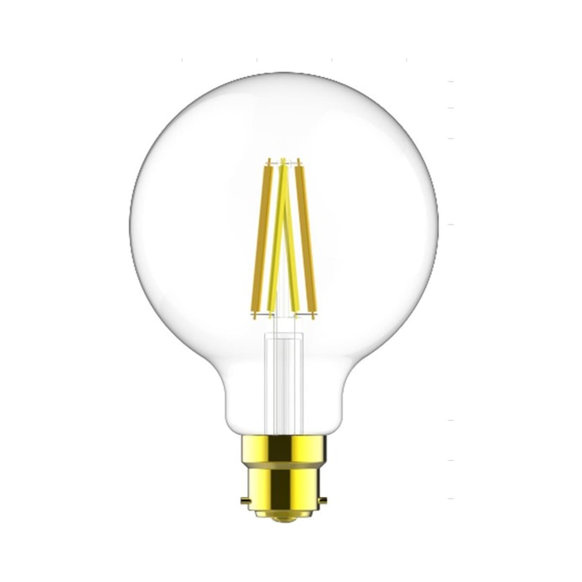 GE Imagine Sync 6.5W BC CCT LED Dimmable Smart Heritage G95 Globe-img-1