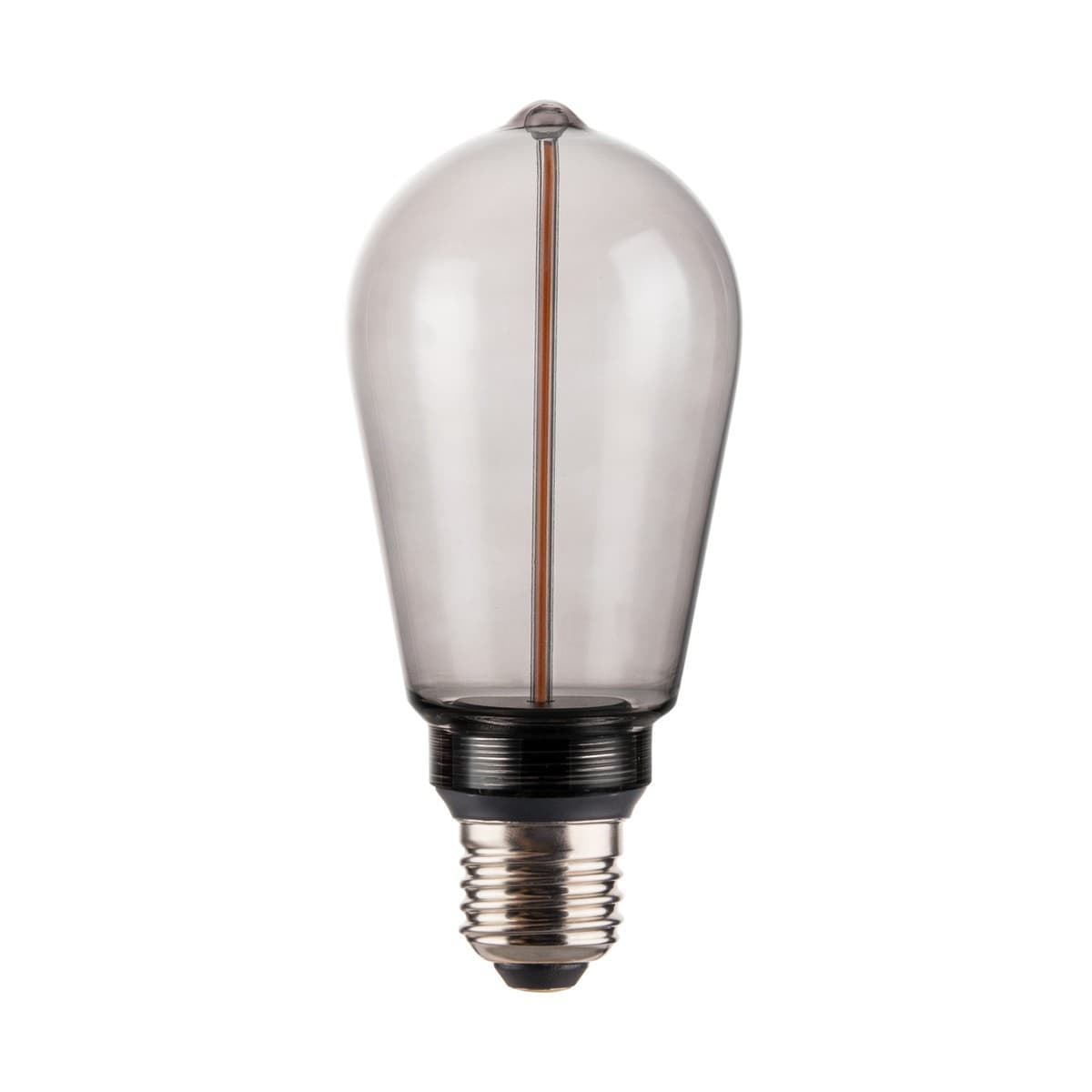 Lucci Sole 3W LED ST64 Pilot ES Globe with Smoke Glass in Warm White-img-2
