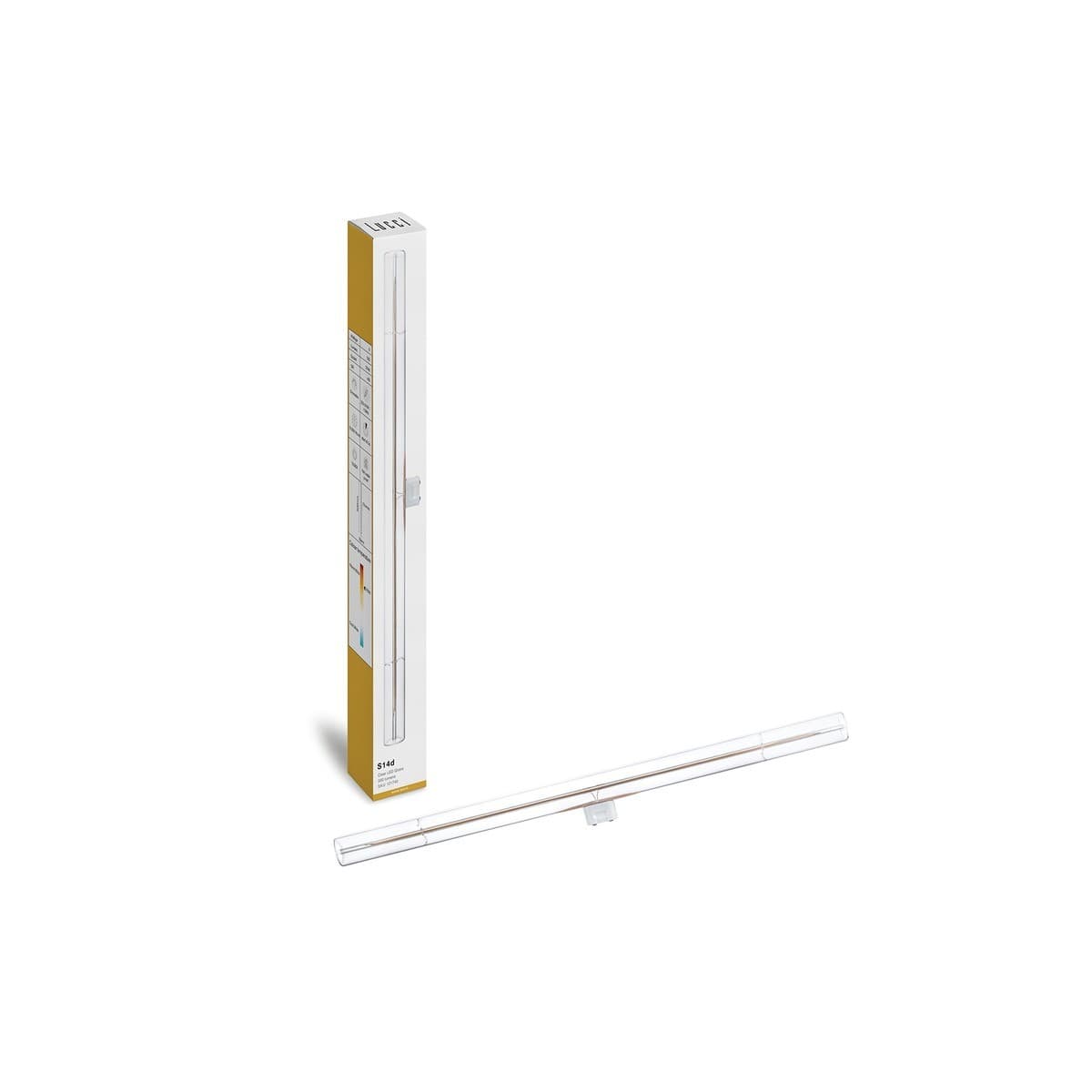 Lucci 6W 500mm S14D LED Globe with Clear Glass in Warm White-img-1