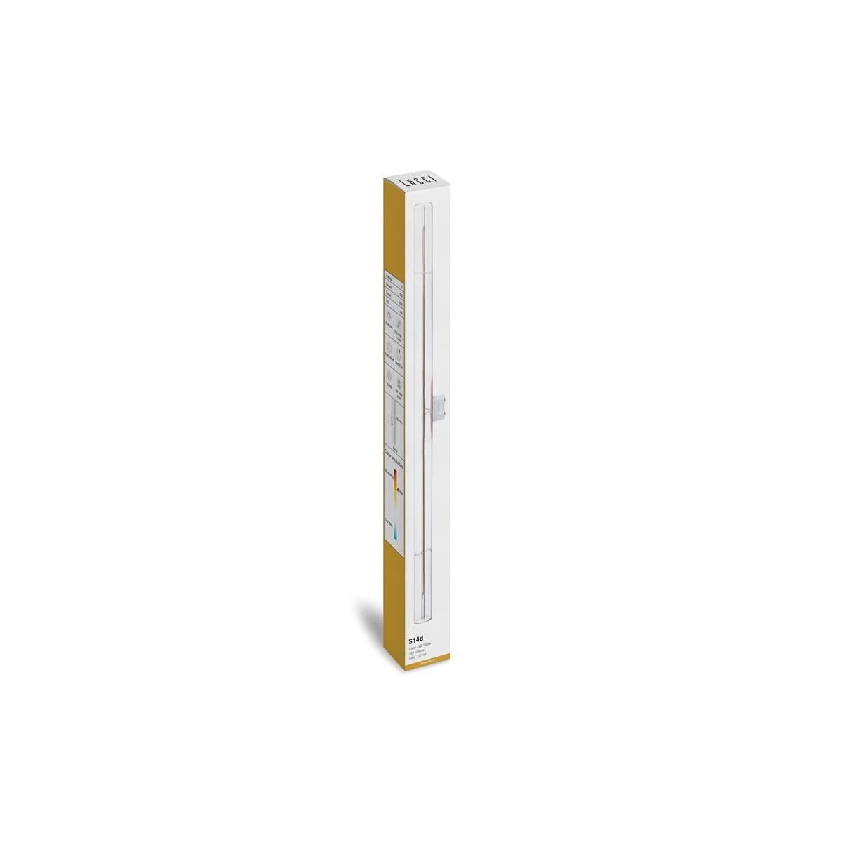 Lucci 6W 500mm S14D LED Globe with Clear Glass in Warm White-img-2