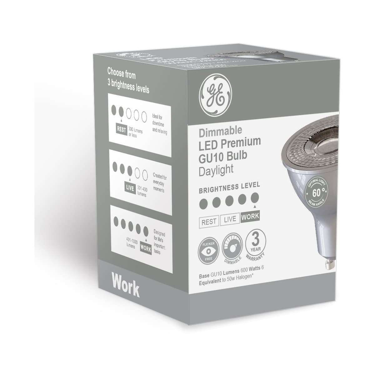 GE 6W Premium Dimmable GU10 Globe in Day Light-img-3