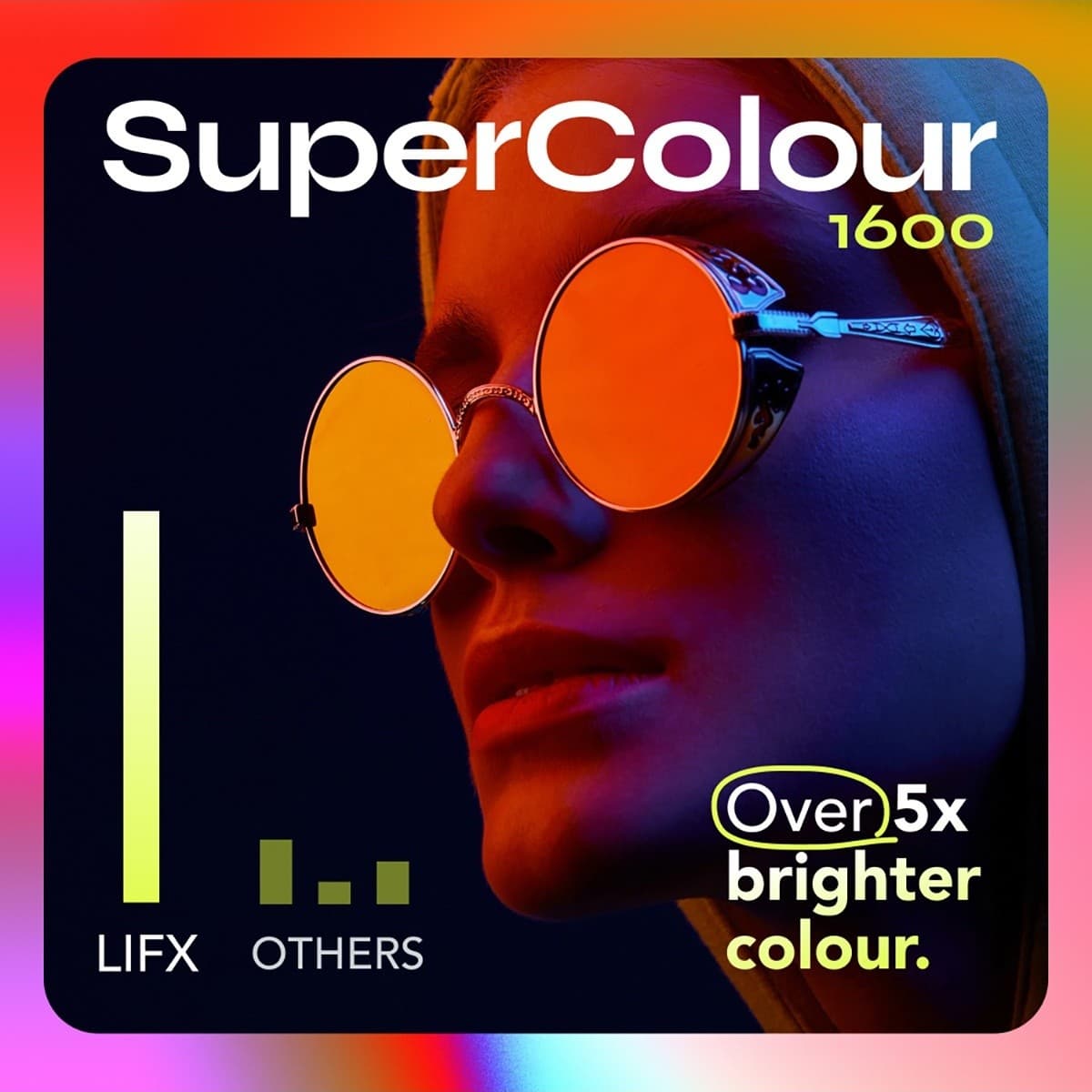 LIFX SuperColour 11W Dimmable BC LED GLS Smart Globe in RGB + Full White Spectrum-img-4