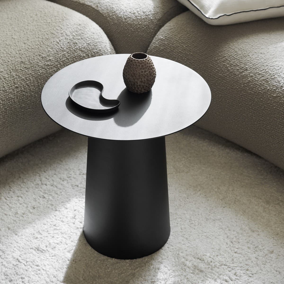 Tatum 450mm Side Table in Black-img-3