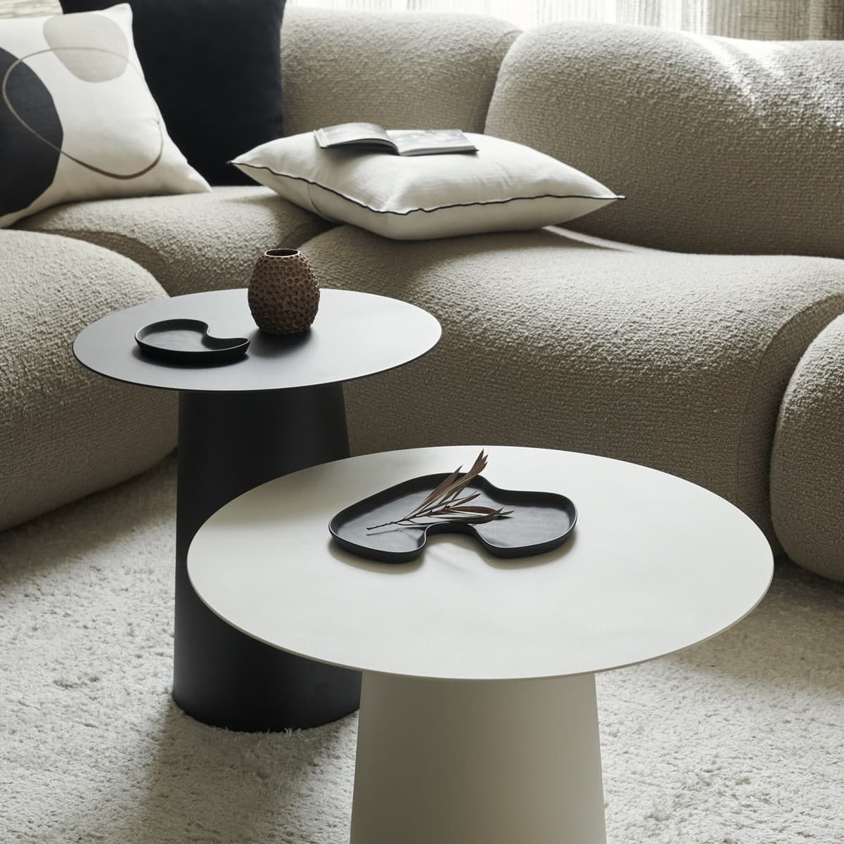Tatum 450mm Side Table in Black-img-4