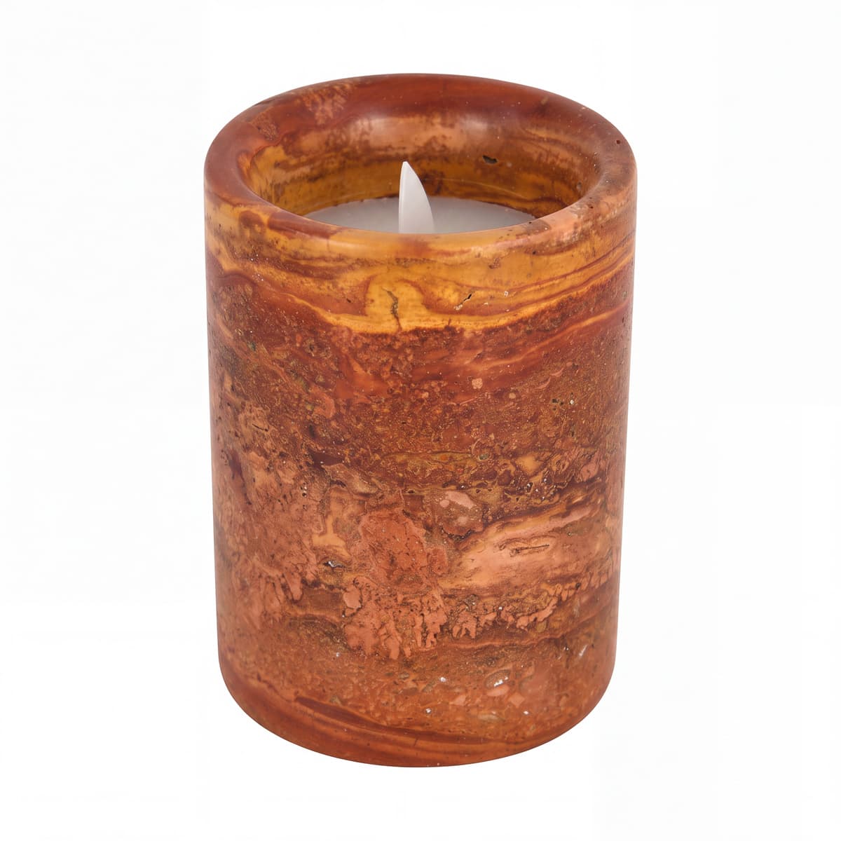 Haus & Co LED Candle in Rose Travertine-img-1