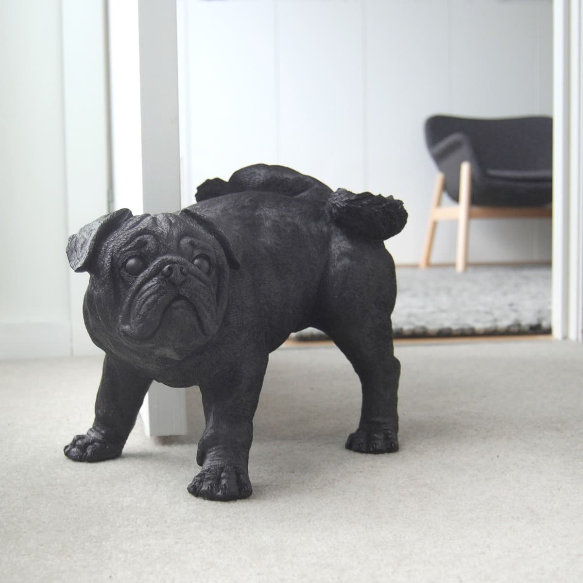 White Moose Naughty Pug in Black-img-2