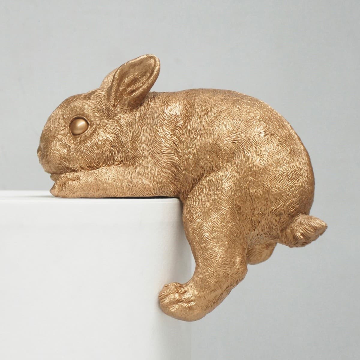 White Moose Bunny in Gold-img-3