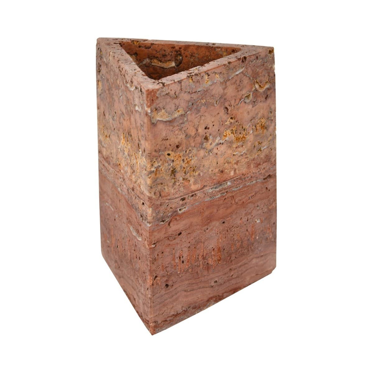 Haus & Co Pillar Incense Holder in Rose Travertine