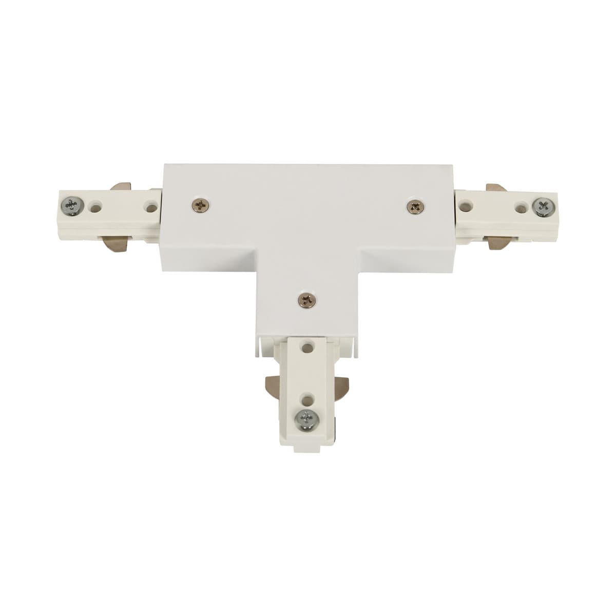 3-Way T-Shaped Track Joiner in White V2-img-1