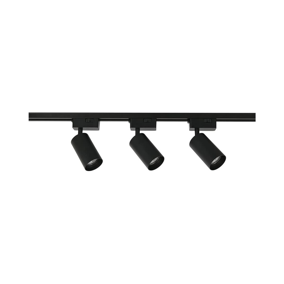 Focus 3 Light Track Kit with 1m Track in Black