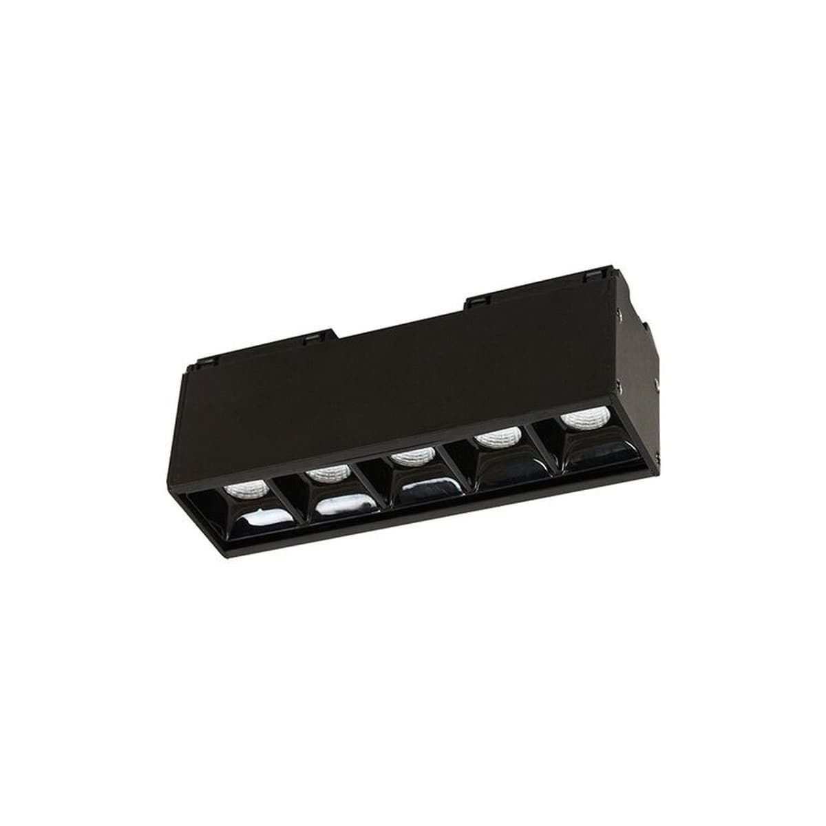 MFL Induction 5 Light COB Linear Track Light in Black