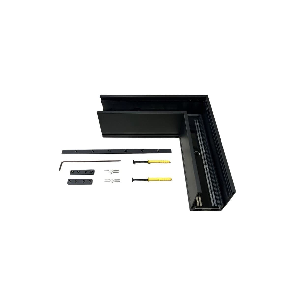 MFL Induction Ceiling Corner Joiner in Black