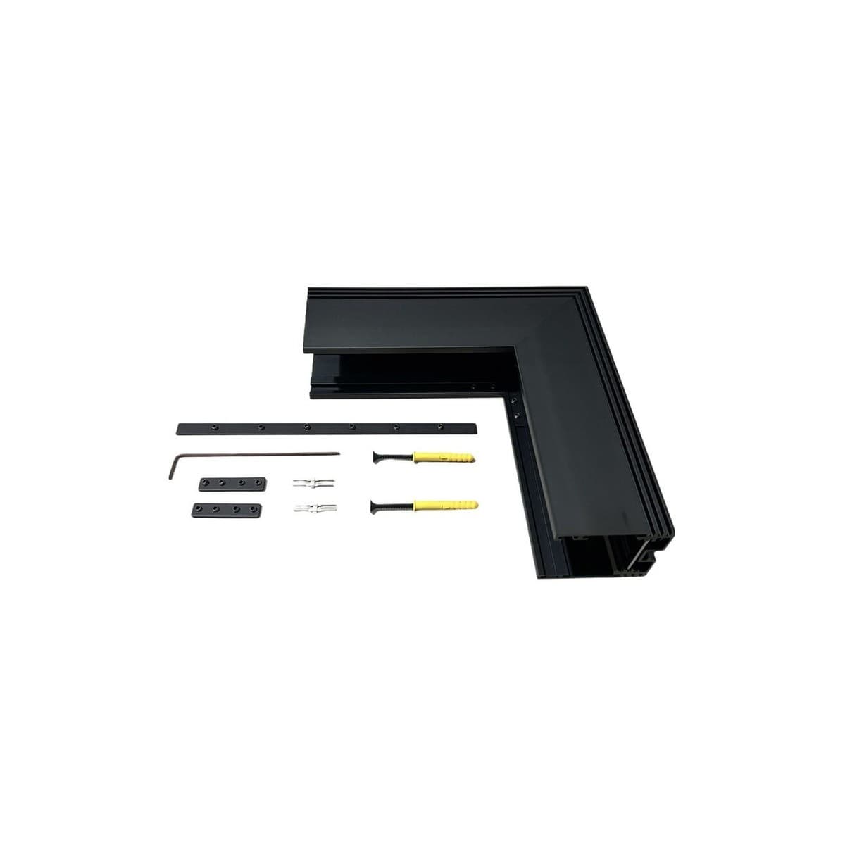 MFL Induction Ceiling to Wall Corner Joiner in Black