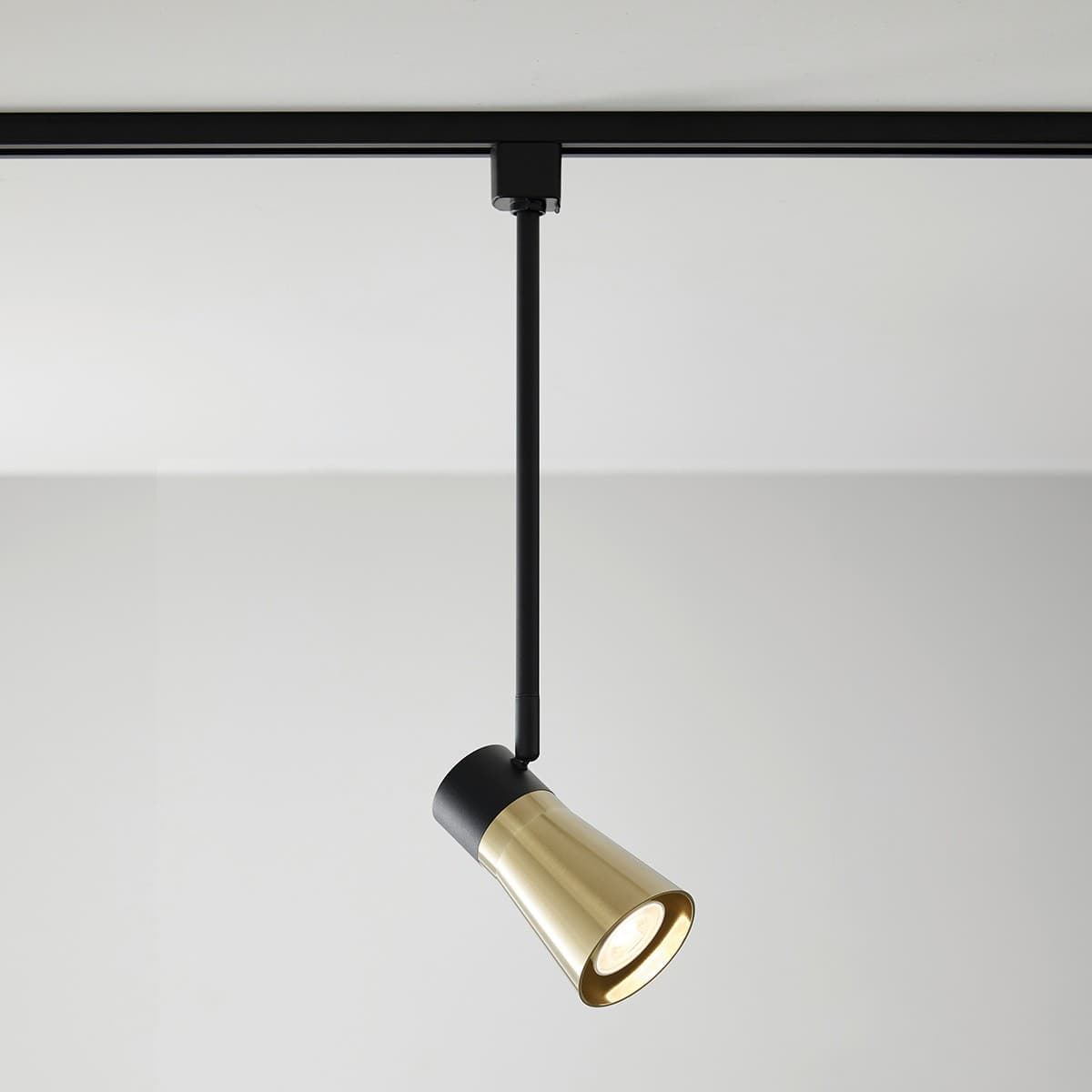 MFL Script Tapered Shade in Brass-img-2