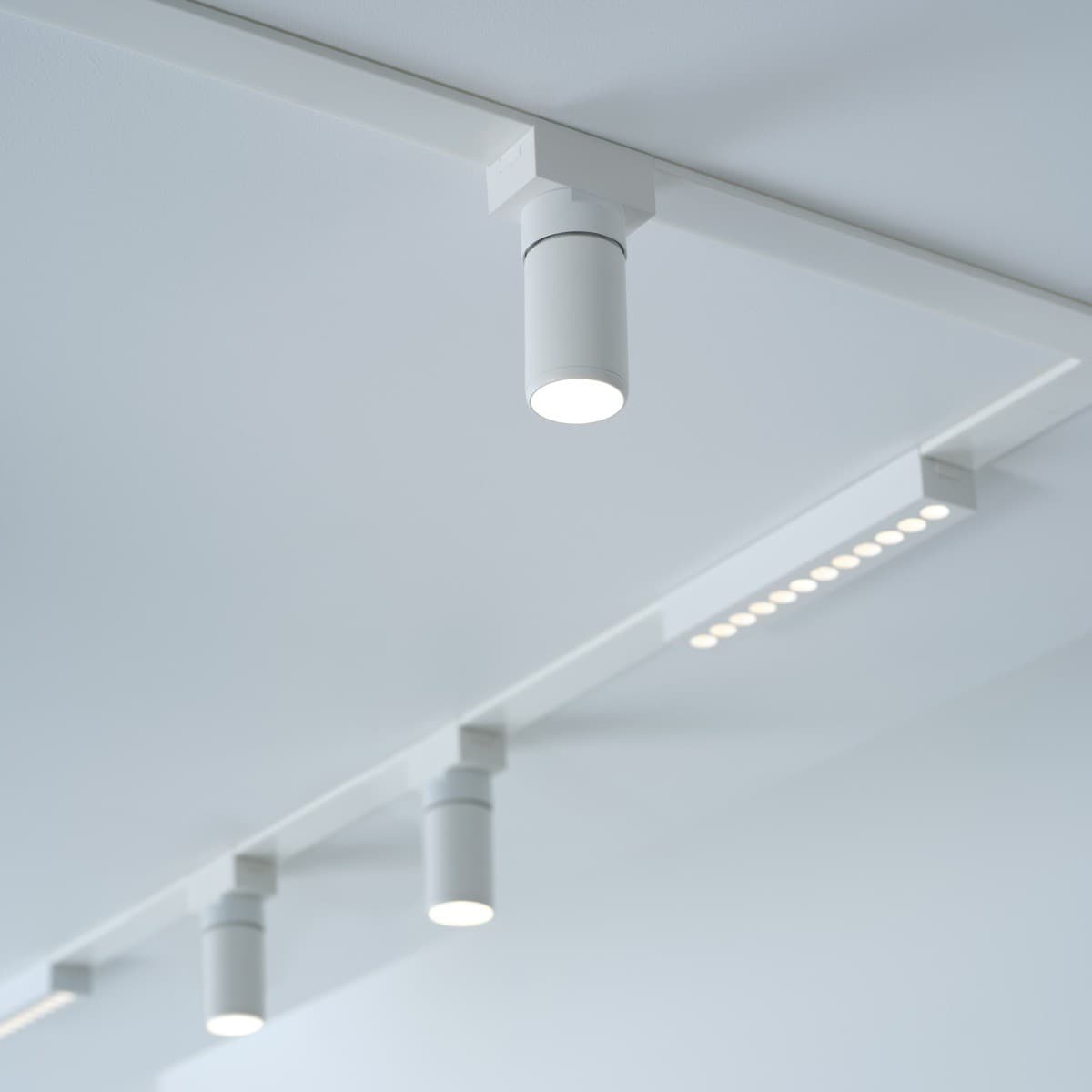 MFL Rail 48V LED Colour Switching Adjustable Spotlight for Slimline Track in White-img-2