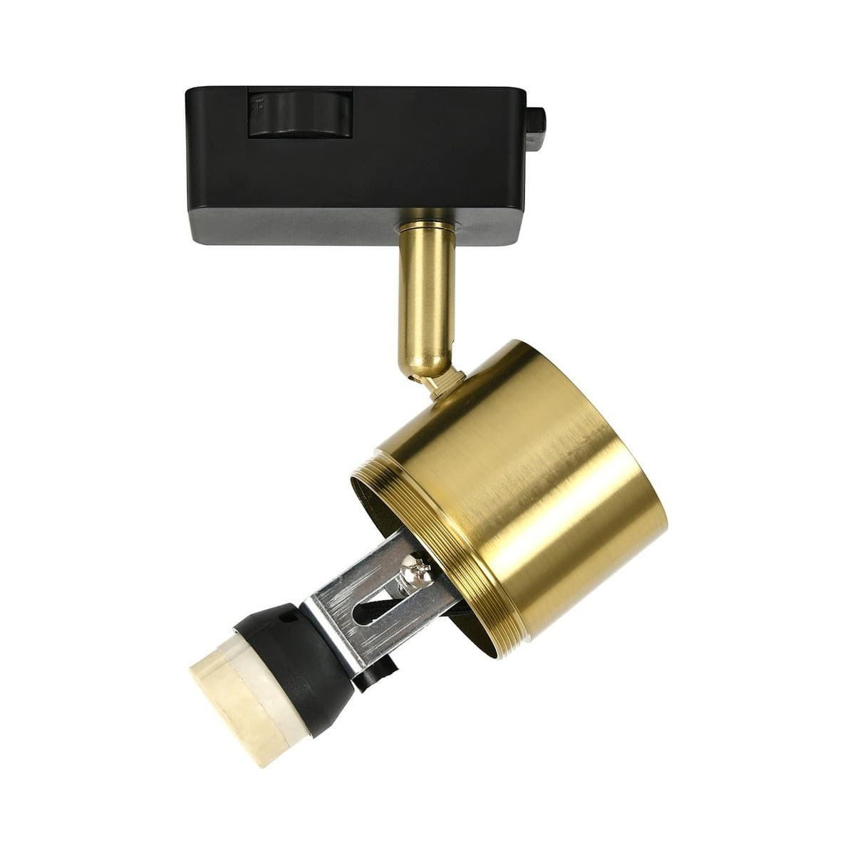 MFL Script II 1 Light Track Head in Brass
