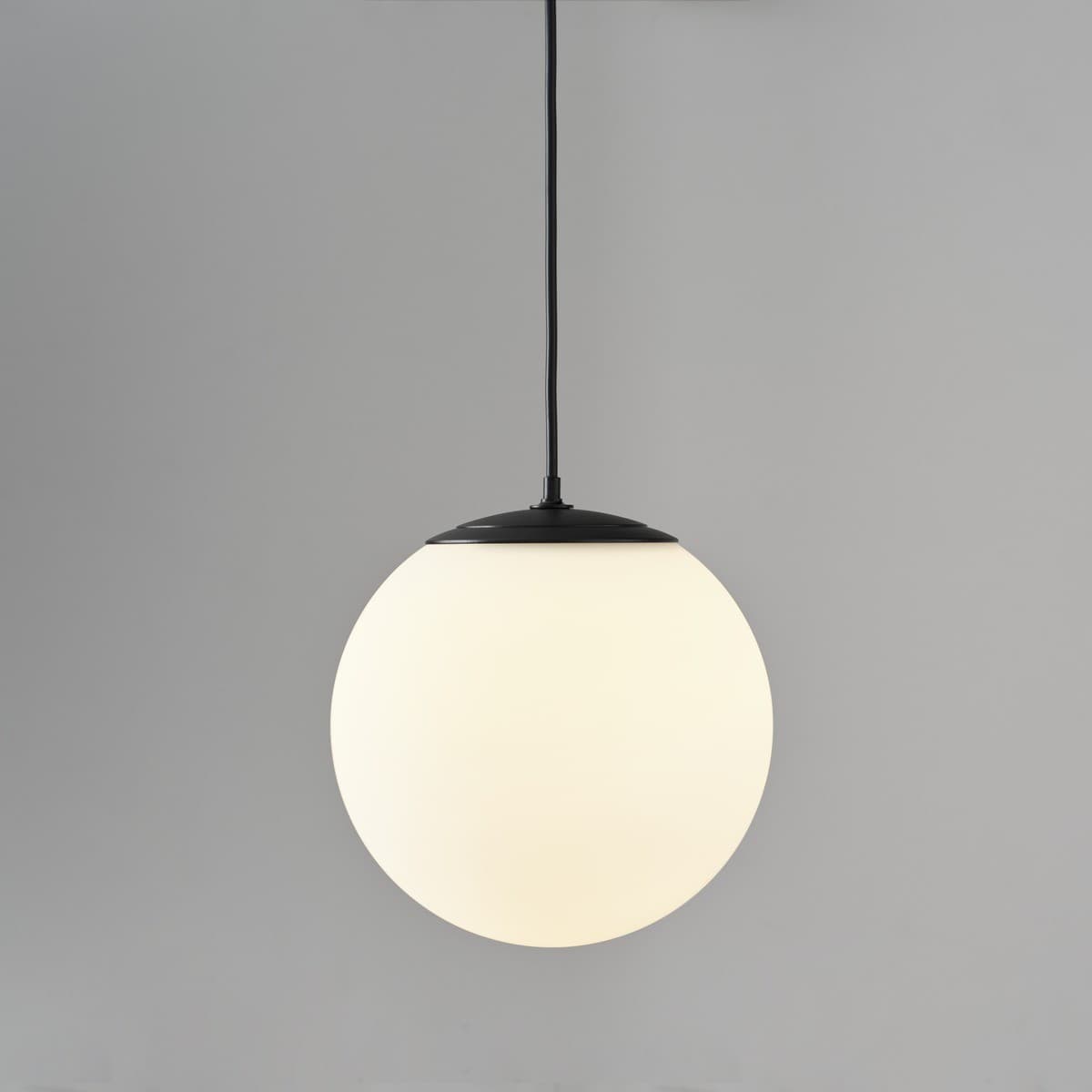 Skywire 24V LED Ball Pendant in Black with Opal Shade-img-2