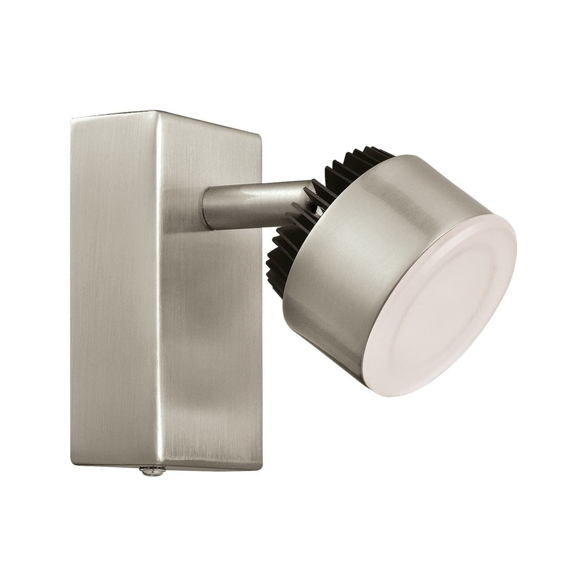 Armento 1 Light  Brushed Chrome Spotlight in Warm White-img-1