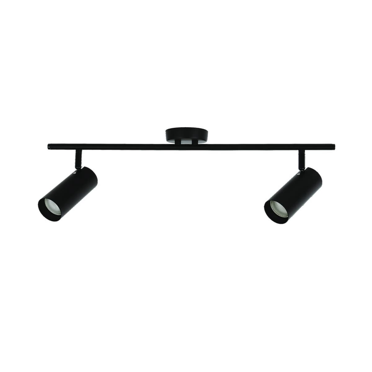 Nevada 2 Light Bar Spot Light in Black