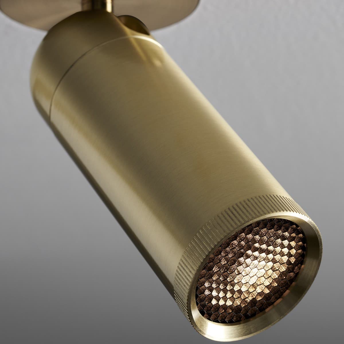Brooklyn 1 Light Spotlight in Aged Brass-img-3