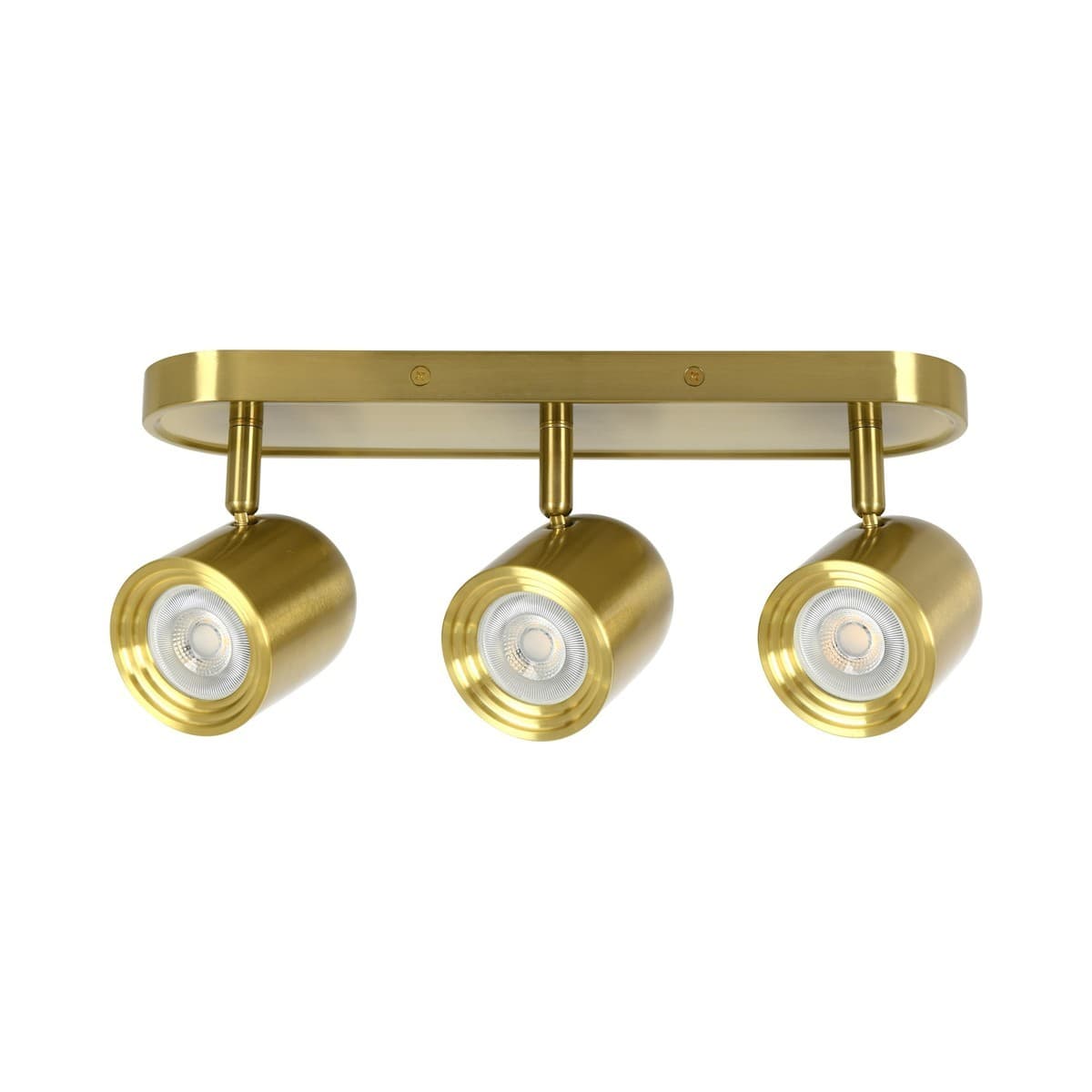 Rok 3 Light Spotlight in Aged Brass